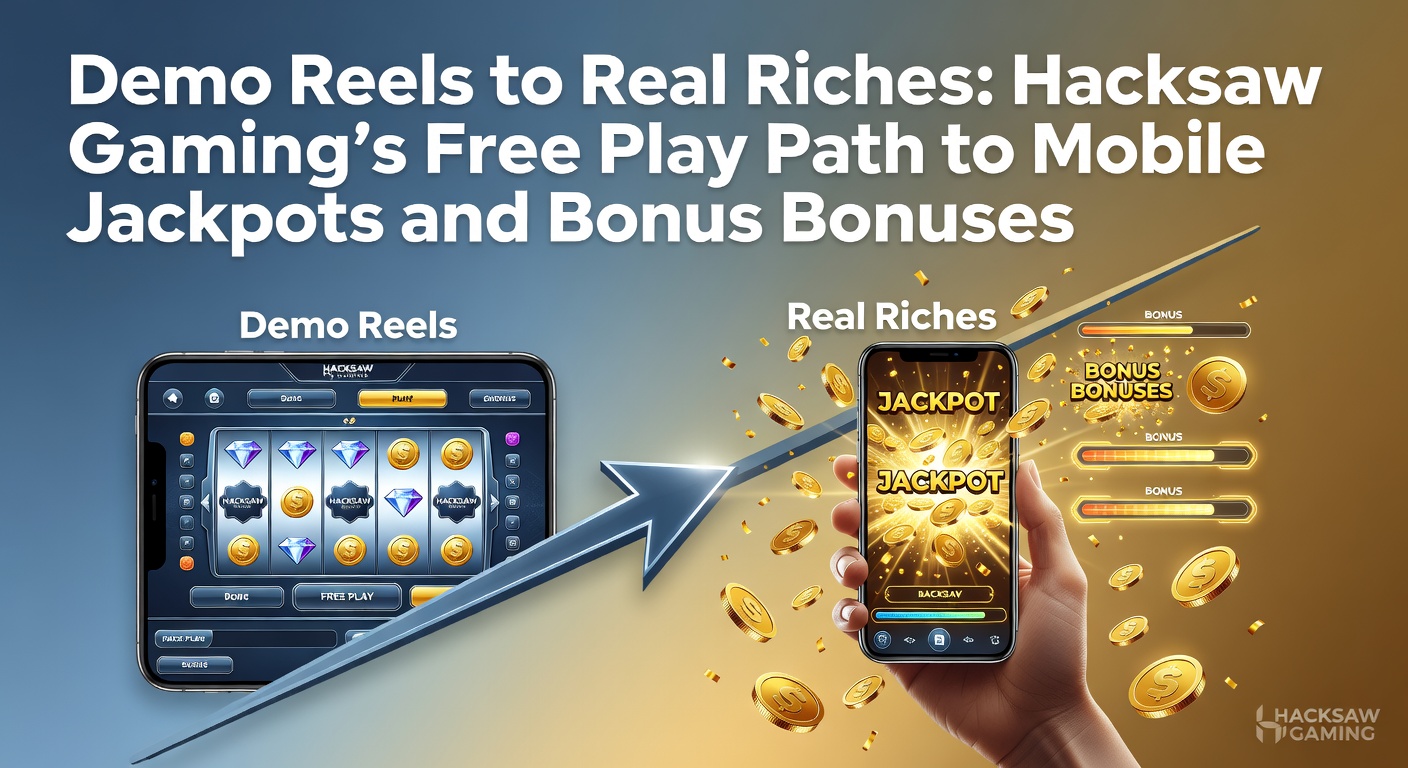 Vibrant Hacksaw Gaming slot demo interface on a mobile screen showing jackpot counters and bonus triggers