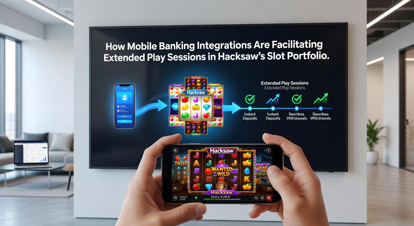 British player using mobile banking to extend a Hacksaw slot session with instant fund transfer