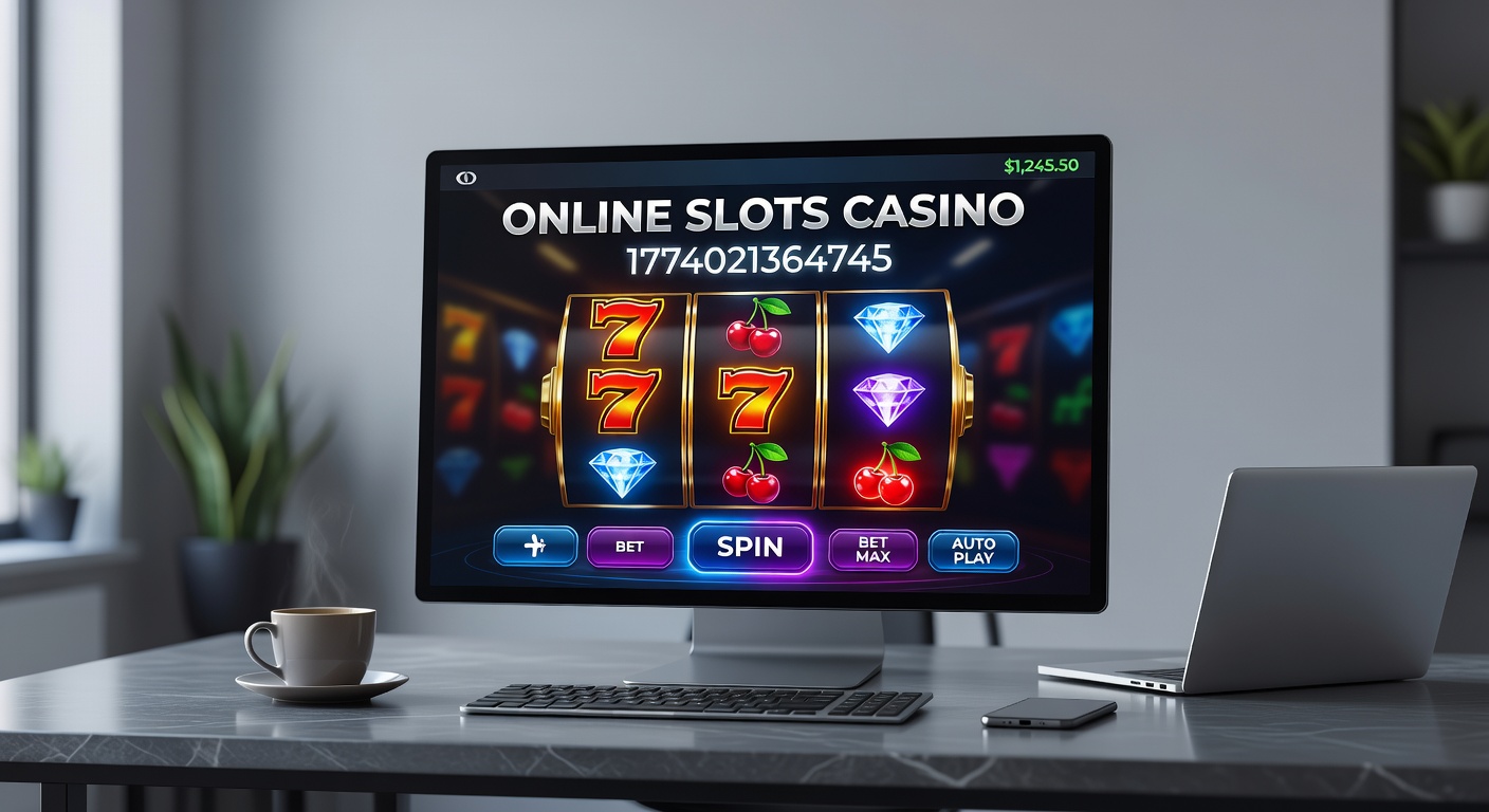 Diverse group of players on various devices accessing online slots casinos, with global maps highlighting active regions