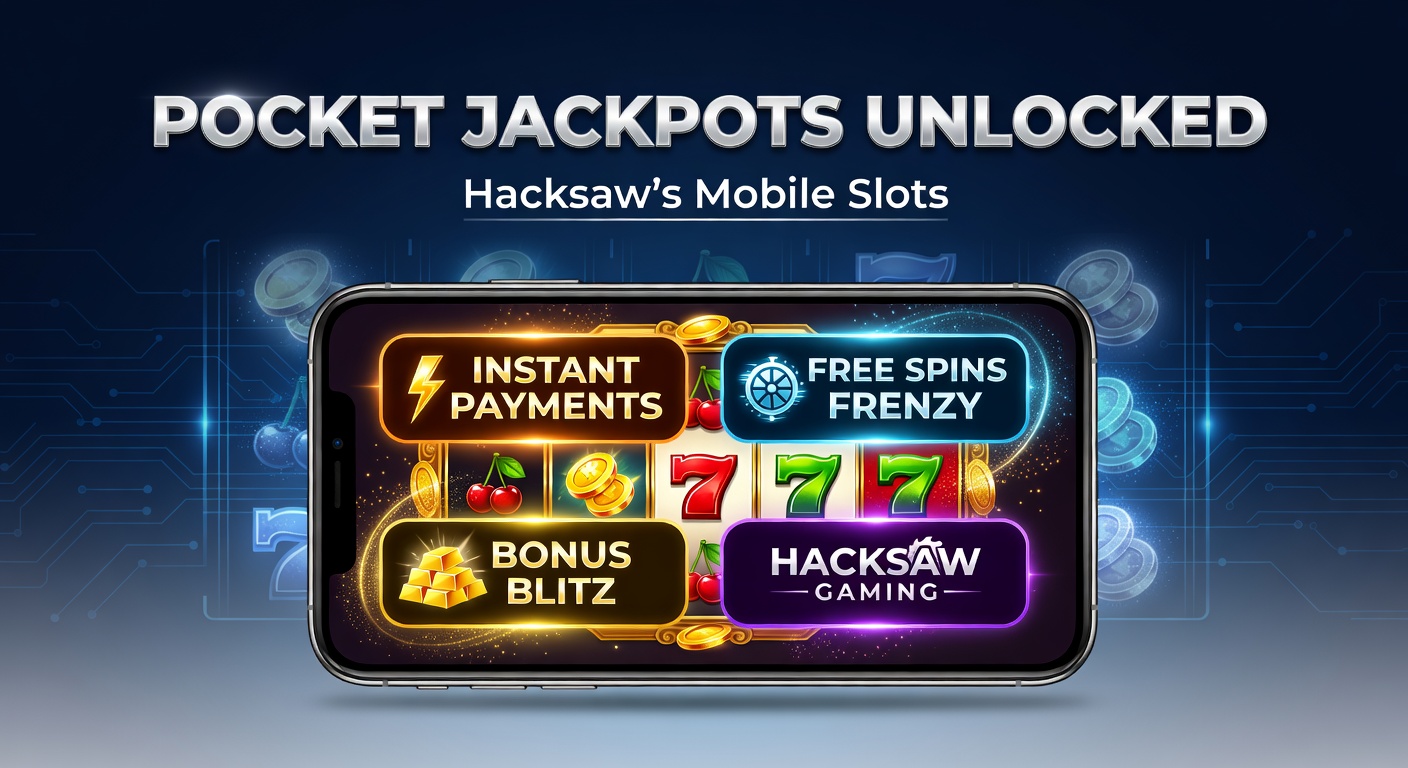 Vibrant mobile screen displaying Hacksaw Gaming slot with jackpot symbols and spinning reels under a dynamic bonus feature