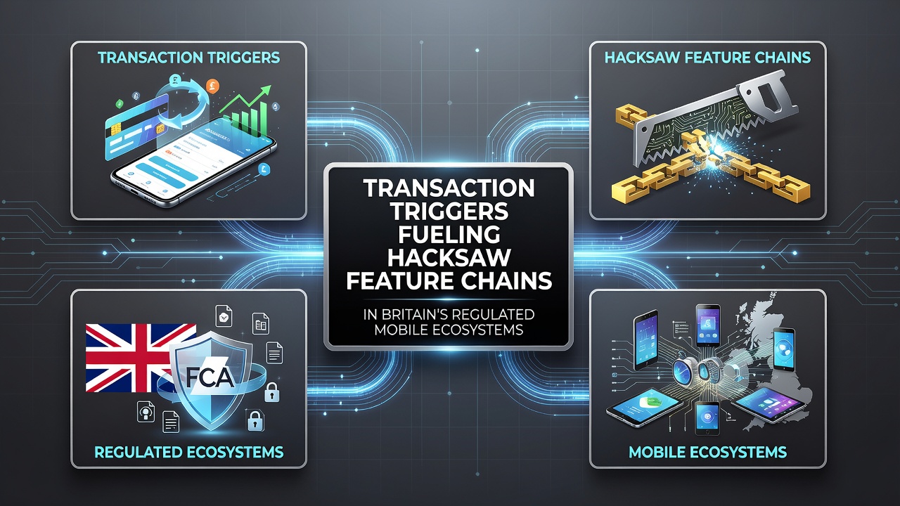 Mobile transaction interface showing deposit flows into Hacksaw slot feature activations on a regulated British gaming platform
