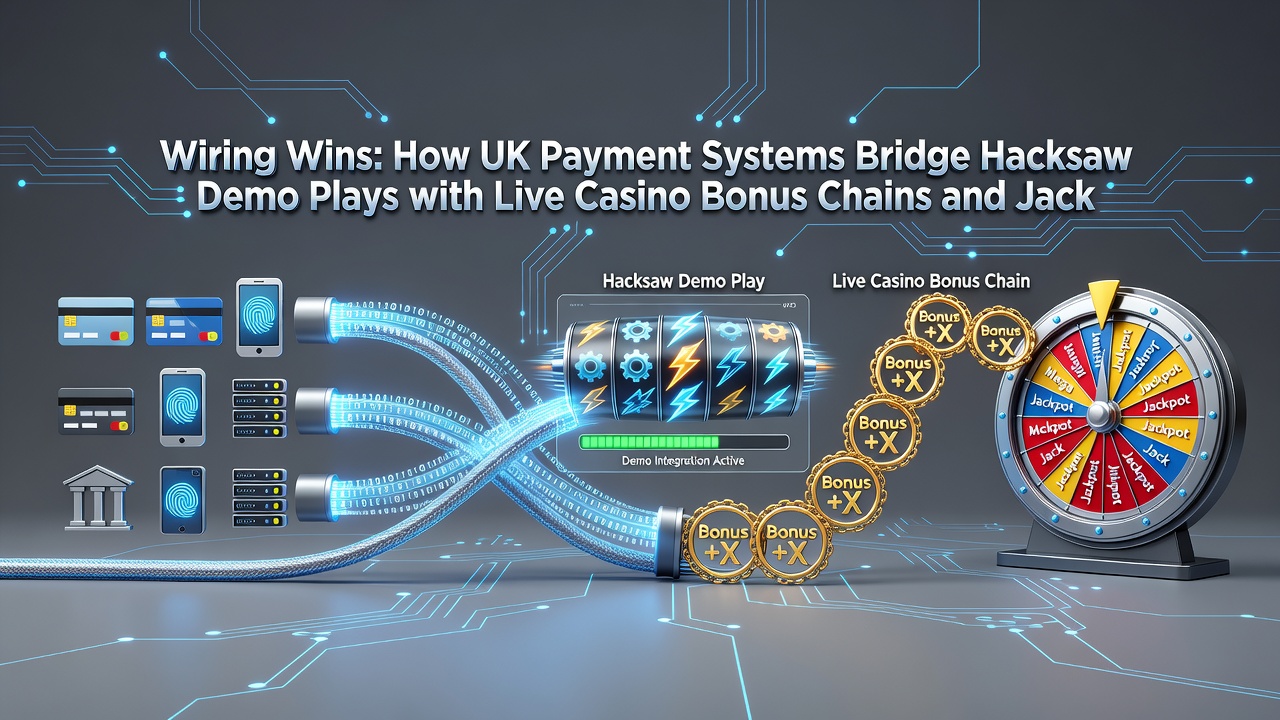 Live casino integration with Hacksaw bonus chains and jackpot payouts via UK payments